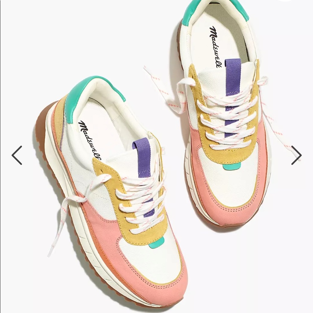 Madewell Kickoff Trainer sneakers in colorblock